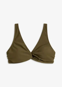 Clearance Bustier-Bikinioberteil mit Twistdetail Damen Nachhaltigere Materialien|Bikinis
