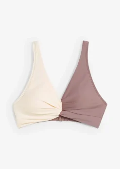 Damen bonprix Nachhaltigere Materialien|Mix & Match|Bustier-Bikinioberteil mit Twistdetail