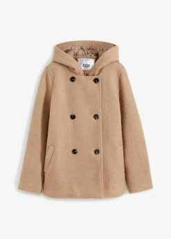 Sale Cabanjacke aus kuscheligem Bouclé Damen Bekleidung·Hosen|Jacken & Mäntel
