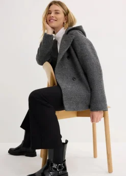 New Cabanjacke aus kuscheligem Bouclé Damen Jacken & Mäntel|Bekleidung·Hosen