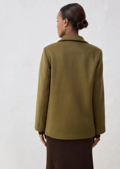 Cabanjacke aus Wolle Damen Premium|Jacken & Mäntel