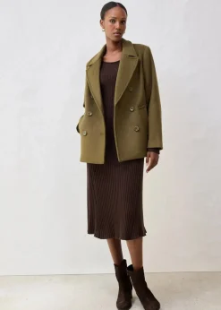 Cabanjacke aus Wolle Damen Premium|Jacken & Mäntel