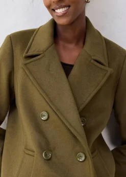 Cabanjacke aus Wolle Damen Premium|Jacken & Mäntel
