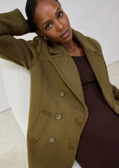 Cabanjacke aus Wolle Damen Premium|Jacken & Mäntel