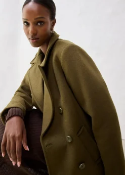 Cabanjacke aus Wolle Damen Premium|Jacken & Mäntel