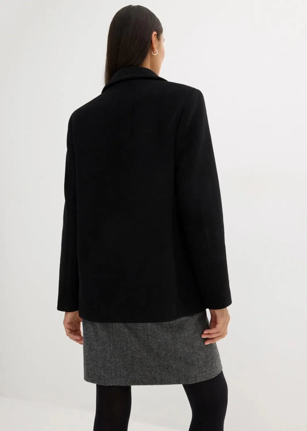Damen bonprix Bekleidung·Hosen|Nachhaltigere Materialien|Cabanjacke aus Wolle