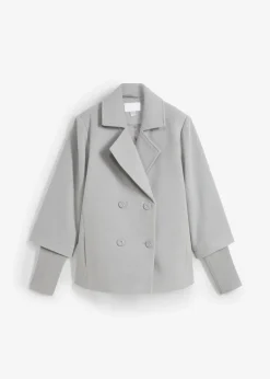 Outlet Cabanjacke mit Strickärmeln Damen Jacken & Mäntel|Bekleidung·Hosen