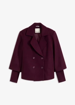 Damen bonprix Jacken & Mäntel|Bekleidung·Hosen|Cabanjacke mit Strickärmeln
