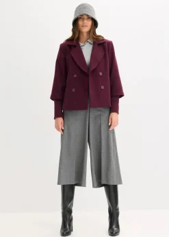 Damen bonprix Jacken & Mäntel|Bekleidung·Hosen|Cabanjacke mit Strickärmeln