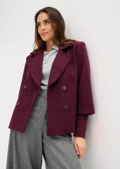 Damen bonprix Jacken & Mäntel|Bekleidung·Hosen|Cabanjacke mit Strickärmeln