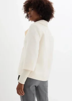 Damen bonprix Bekleidung·Hosen|Jacken & Mäntel|Cabanjacke mit Strickärmeln