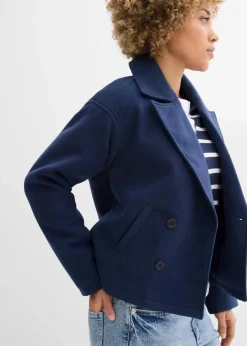 Damen bonprix Jacken & Mäntel|Bekleidung·Hosen|Cabanjacke, Wollimitat