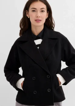 Outlet Cabanjacke, Wollimitat Damen Jacken & Mäntel|Bekleidung·Hosen