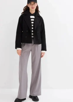 Outlet Cabanjacke, Wollimitat Damen Jacken & Mäntel|Bekleidung·Hosen