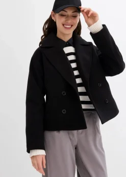 Outlet Cabanjacke, Wollimitat Damen Jacken & Mäntel|Bekleidung·Hosen