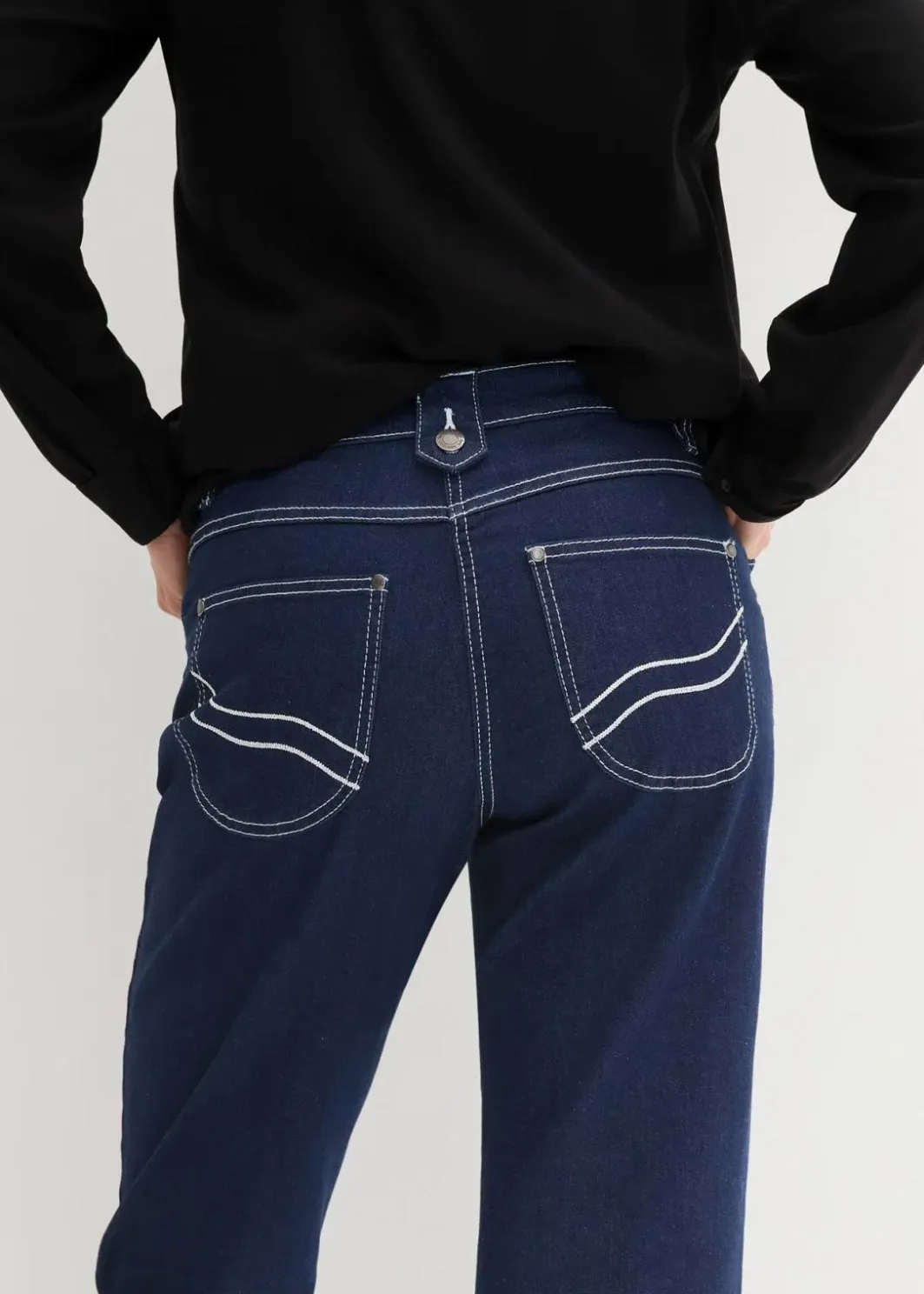 New Capri Jeans Mid Waist Damen Bekleidung·Shirts & Tops|Jeans