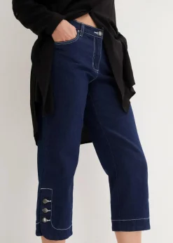 New Capri Jeans Mid Waist Damen Bekleidung·Shirts & Tops|Jeans