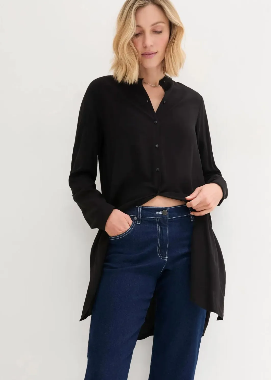 New Capri Jeans Mid Waist Damen Bekleidung·Shirts & Tops|Jeans