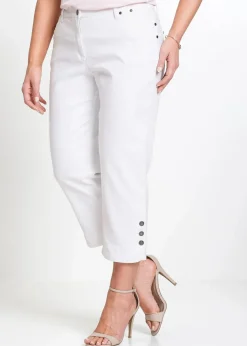 New Capri Jeans Mid Waist Damen Jeans|Bekleidung·Shirts & Tops