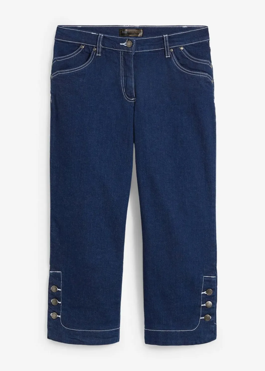 Outlet Capri Jeans Mid Waist Damen Jeans|Bekleidung·Shirts & Tops