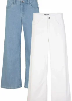 Clearance Capri Jeans Mid Waist, (2er Pack) Damen Bekleidung·Shirts & Tops|Jeans