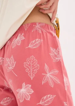 Capri Pyjama aus reiner Bio-Baumwolle Damen Nachhaltigere Materialien|Nachtwäsche