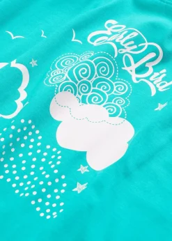 Damen bonprix Wäsche·Nachtwäsche|Nachhaltigere Materialien|Capri Pyjama aus reiner Bio-Baumwolle