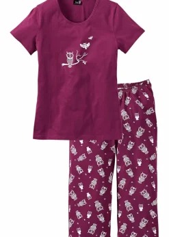 New Capri Pyjama mit kurzen Ärmeln Damen Wäsche·Nachtwäsche|Nachtwäsche