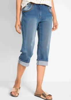 New Capri Slim Fit Jeans, Mid Waist Damen Bekleidung·Shirts & Tops|Jeans