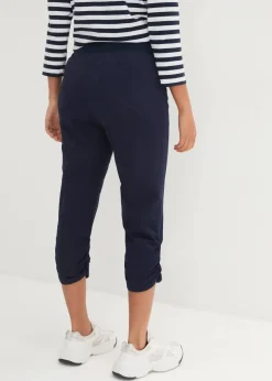 Online Capri-Hose aus Baumwoll-Mix Damen Hosen|Bekleidung·Kleider