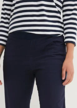 Online Capri-Hose aus Baumwoll-Mix Damen Hosen|Bekleidung·Kleider