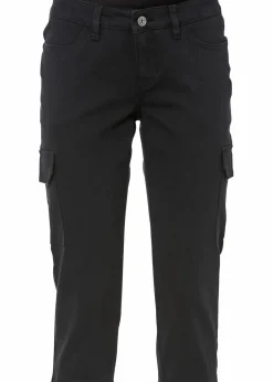 Best Capri-Hose aus elastischem Baumwoll-Mix Damen Hosen
