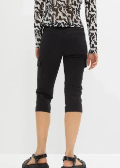 Best Capri-Hose aus elastischem Baumwoll-Mix Damen Hosen