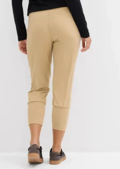 Capri-Hose aus softem Material Damen Bekleidung·Kleider|Hosen