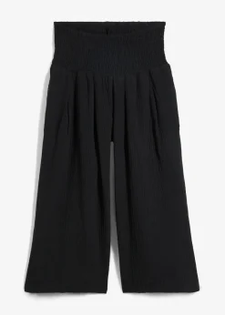 Damen bonprix Bekleidung·Kleider|Hosen|Capri-Hose aus softem Musselin