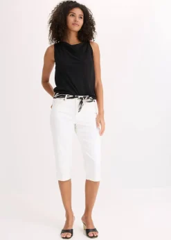 Best Capri-Hose mit Bequembund Damen Bekleidung·Kleider|Hosen