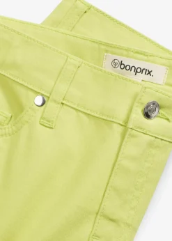 Damen bonprix Hosen|Bekleidung·Kleider|Capri-Hose mit Bequembund