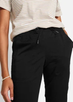 Damen bonprix Bekleidung·Kleider|Hosen|Caprihose mit Bindeband