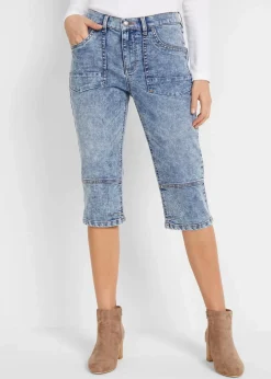 Clearance Capri-Komfort-Stretch-Jeans Damen Bekleidung·Shirts & Tops|Jeans