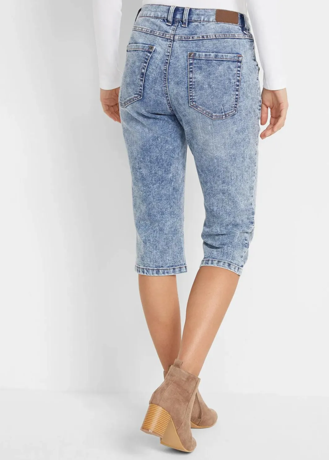 Clearance Capri-Komfort-Stretch-Jeans Damen Bekleidung·Shirts & Tops|Jeans