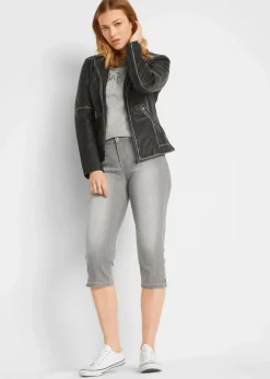 Outlet Capri-Komfort-Stretch-Jeans, 2-er Pack Damen Bekleidung·Shirts & Tops|Jeans