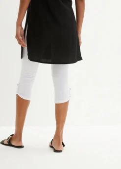 Damen bonprix Hosen|Capri-Leggings aus Bio-Baumwolle