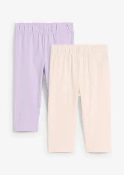 Kinder bonprix Mädchen 2-8 Jahre·Jeans & Hosen|Mädchen 2-8 Jahre·Mehrfachpacks|Capri-Leggings aus elastischem Bio-Baumwoll-Mix (2er Pack)