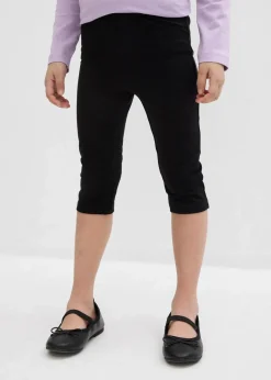 Kinder bonprix Mädchen 2-8 Jahre·Nachhaltigere Materialien|Mädchen 9-16 Jahre·Nachhaltigere Materialien|Capri-Leggings aus elastischem Bio-Baumwoll-Mix (2er Pack)
