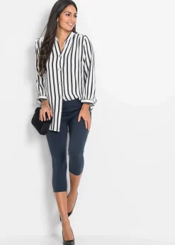 Damen bonprix Hosen|Basics|Capri-Leggings (2er-Pack)