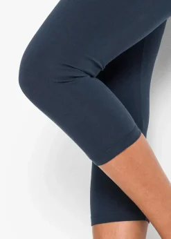 Damen bonprix Hosen|Basics|Capri-Leggings (2er-Pack)