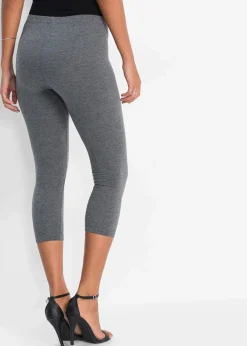 Damen bonprix Basics|Hosen|Capri-Leggings (2er-Pack)
