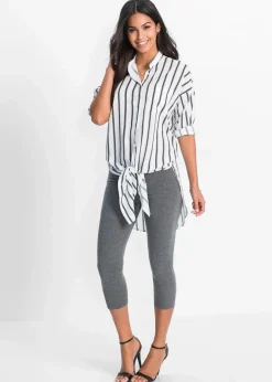 Damen bonprix Basics|Hosen|Capri-Leggings (2er-Pack)