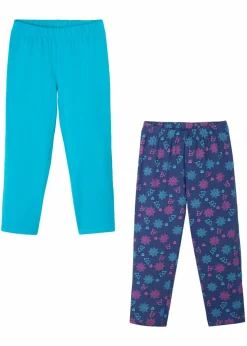 Kinder bonprix Mädchen 9-16 Jahre·Mehrfachpacks|Mädchen 9-16 Jahre·Hosen & Leggings|Capri-Leggings mit Bio-Baumwolle (2er Pack)