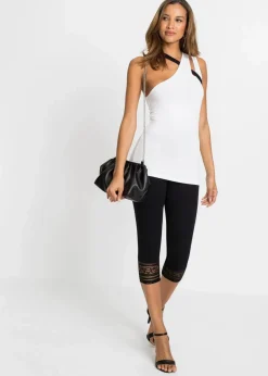 Best Capri-Leggings mit Bio-Baumwolle Damen Bekleidung·Kleider|Hosen